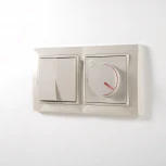 Выключатель двухклавишный (слоновая кость) Werkel W1120003 (a051475)