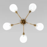 Потолочная люстра на штанге Eurosvet Bambola 60157/5 латунь (220V)