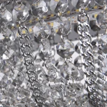 Подвесная люстра светодиодная APL LED Sicilia SH502.0.60.M.Ni.4000 (220V, хрусталь, на тросе, круглые)