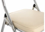Обеденный стул на металлокаркасе Woodville Chair раскладной бежевый 11071