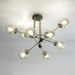 Потолочная люстра на штанге Citilux Планета CL105185 (220V, шарики, молекулы)