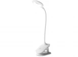 Офисная настольная лампа светодиодная, на прищепке Ambrella DESK DE700 (220V, выключатель)