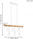 Подвесной светильник Eglo Townshend 33165 (220V, пульт управления, на проводе)