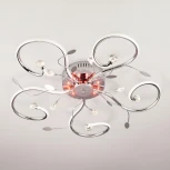 Потолочная люстра Eurosvet Curl 90129/5 хром