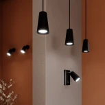 Спот Wolta WSL-GU10/S11BL под лампу GU10 Черный CONO