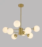 Потолочная люстра на штанге Alfa Light F1624-07 (220V, шарики)