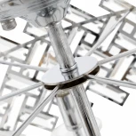 Потолочная люстра хрустальная на штанге Arte Milano Sorrento-7019 377019/6/50/470 CR (220V)