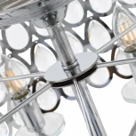 Потолочная люстра хрустальная на штанге Arte Milano Sorrento-1019 371019/6/50/490 CR (220V)