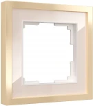 Рамка на 1 пост Baguette (айвори/латунь) Werkel W0012851 (a060233)