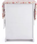 Гладильный комод с 3-я корзинами Secret De Maison CAMPANARD (mod. PE-03) дерево павловния, мдф, 64x35x83см, white (белый), ткань -розочки Tetchair 15543