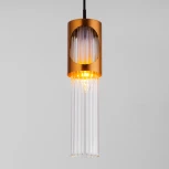 Подвесной светильник Eurosvet Clip 50087/1 черный/бронза