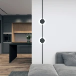 Трековый светильник магнитный 48V Denkirs Air Reflex DK5320-BK (LED, круглые)