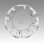 Подвесной светильник Lumion Liberti 6588/8 хром/тонированное стекло, металл/стекло E14 8*40W 220V (на тросе, круглые)