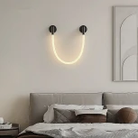 Настенный светильник с гибким неоном Lightera Tura LE103W-93BB STAINLESS (LED, 220V)