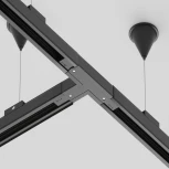 Коннектор Т-образный левый Trinity черный (трехфазный) Maytoni Technical TRA005CT-31B-L (220V)