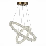 Подвесной светильник ярусный ST Luce Lucchero SL6105.203.02 (LED, 220V, хрусталь, пульт управления, на тросе)