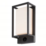 Настенный светильник уличный с камерой Mantra Meribel 7087 (LED, 220V, датчик освещенности, диммер, управление смартфоном, умный дом - Tuya Smart, IP54)