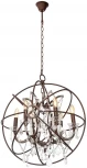 Подвесная люстра Loft It Foucaults Orb Crystal LOFT1897/6 подсвечник