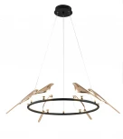 Подвесной светильник Divinare Summer 1188/06 LM-42 (LED, 220V, на тросе, кольцо, птички)