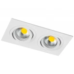 Светильник встраиваемый MR16/GU10 max 2x12Вт Lightstar Singo Base 011616