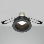 Встраиваемый светильник IP54 Maytoni Share DL126-GU10-B (220V, круглые)