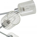 Потолочная люстра ярусная на штанге Escada Reflex 1140/8P E14*40W Silver/Chrome (220V)