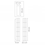 Настенный светильник Osgona Limpio 722620 (220V, хрусталь)
