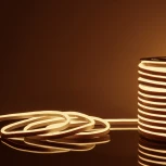 Светодиодная лента Elektrostandard LS 001 220V 9,6 IP67 Гибкий неон 9,6W 120Led 2835 односторонний теплый белый, 50 м