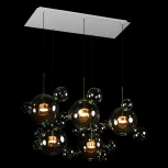 Подвесной светильник Loft It Bolle 2027-S5 Blue (LED, 220V, на проводе, шар, молекулы)