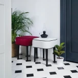 Табурет Handy SQ ОГОГО (арт.340360), (Ткань,Экокожа)