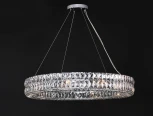 Подвесной светильник Newport 10120 10124+10/S (220V, хрусталь, на тросе, круглые, кольцо)