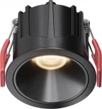 Встраиваемый светильник Maytoni Alfa LED DL043-01-10W3K-RD-B-1 (220V, круглые)