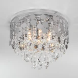 Подвесная люстра Eurosvet Lianna 10123/6 хром/прозрачный хрусталь Strotskis Smart (10114/6)