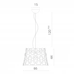Подвесной светильник Divinare Cristallino 1608/02 SP-48