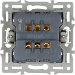 Механизм выключателя одноклавишный перекрёстный SWT-MKX1-PL-WH (250V, 16A) (Arlight) 043718