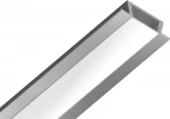 Алюминиевый профиль встраиваемый для светодиодной ленты до 11мм Ambrella Illumination GP1001AL