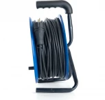 Удлинитель 4-х местный с заземлением 20 метров на металлической катушке Stekker Professional 39784