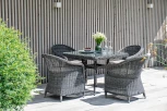 "Фредо" обеденная группа плетеная, цвет графит 4SIS арт.УТ-00002208