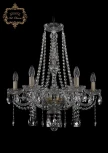 Подвесная люстра Art Classic 11.12 11.12.6.195.h-63.Br.Sp (220V, хрусталь, на цепи, подсвечник, свеча)