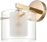 Бра Lumion Verdi 6587/1W золото/прозрачный, металл/стекло E14 1*40W 220V (круглые)
