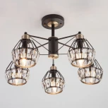 Потолочная люстра Eurosvet Lord 70075/5 черный (220V)