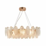 Подвесной светильник Arte Milano 4653.D750.H240.E14.12 G (220V, на тросе, перо)