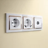 ТВ-розетка проходная (белый) Werkel W1184001 (a051116)