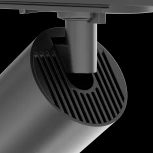 Трековый светильник Focus Led Unity 3000K 12Вт 50° (однофазный) Maytoni Technical TR021-1-12B3K-W-B (220V, круглые)