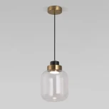 Подвесной светильник светодиодный Eurosvet Jeffry в стиле лофт 50240/1 LED прозрачный (220V, на проводе)