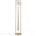 Торшер Odeon Light Fiolent 5432/1F золотой(под латунь)/стекло/кисточка/агат E14 1*40W (220V, выключатель)