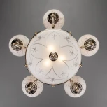 Подвесная люстра Eurosvet 60008 60006/8 античная бронза