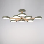 Потолочная люстра Wi-Fi на штанге Turna L10 Khaki By ImperiumLoft Turna-B01 (LED, 220V, голосовое управление, умный дом - Алиса)