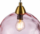 Подвесной светильник Memoria V000091 (11003/1P Pink) (220V, на проводе, шар)