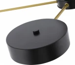 Потолочная люстра светодиодная на штанге Arte Milano Ferrara 252006/5 Bk/Bk (220V, круглые)